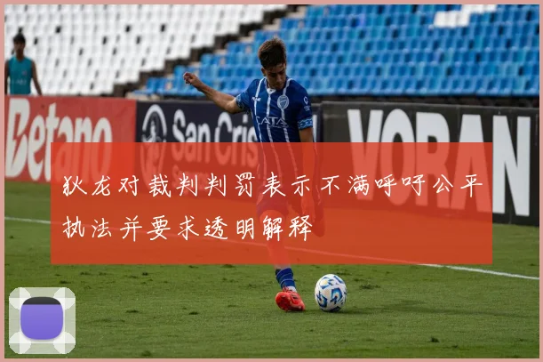 狄龙对裁判判罚表示不满呼吁公平执法并要求透明解释